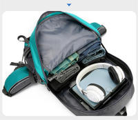 Mochila De Nylon 50L Para Camping Y Trekking Deporte Al Aire Libre Senderismo Escalada Viaje Bolsa De Hombro Reflectante Para Hombres - details 2
