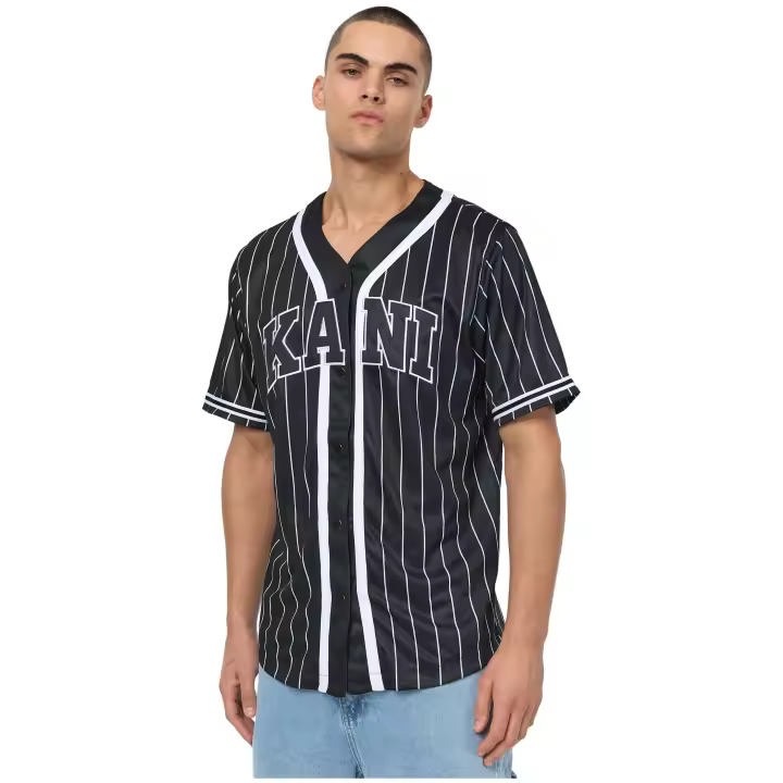 Camiseta de Manga Corta Karl Kani  para hombre en color negro - 1