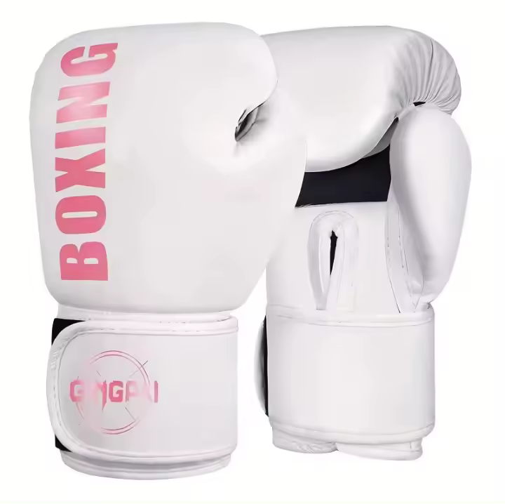 Par de guantes de entrenamiento de boxeo de 8oz/10oz para principiantes y boxeadores avanzados, guantes de boxeo duraderos de cuero - 1