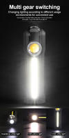 Linterna LED De Banda Larga COB Magnética Recargable USB Con 4 Modos De Iluminación Torcha De Emergencia Lámpara De Reparación Con Gancho - details 9