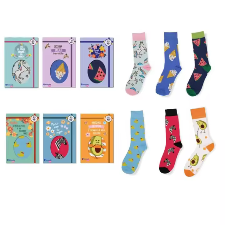 Calcetines Talla 38-42 con Frase Divertida para Mamá - Regalo Único para Madres - 1