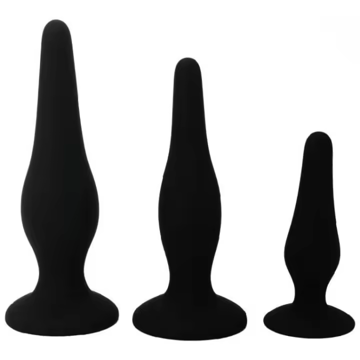Pretty Love Pretty Bottom Kit Iniciacion Anal Plugs Silicona 3Uds - 1