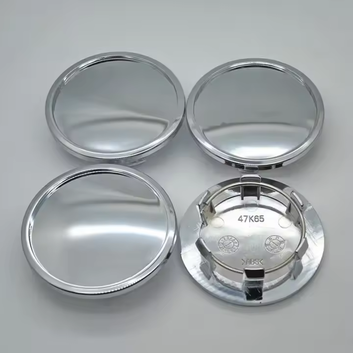 4pcs Accesorios De Estilo Para Rines De Coche Universal Cubiertas De Eje Centro ABS 65mm (48mm Interior) Para Porsche Macan - 1