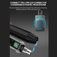 Adaptador De Microfono Jayete C-01 UHF De Cable a Inalámbrico Compatible Con Microfonos Dinámicos Y Condensadores Para Recepción Y Transmisión - details 7