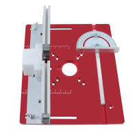 Kit De Elevador De Ruteador Para Carpintería - Placa De Inserto Para Mesa De Ruteador Aluminio Con Guía De Miter Y Bracket Para Motores De 65mm - details 6