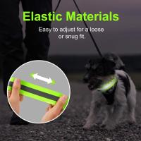 4 piezas de bandas reflectantes de alta visibilidad, correas reflectantes, pulseras de cinta, equipo reflectante para correr para mujeres, hombres, correr, ciclismo, caminar, brazo, muñeca, tobillo, pierna - details 4