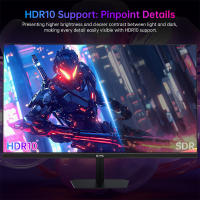 KTC Monitor Gaming de 24 Pulgadas, Fast IPS 190Hz, 1ms, 1080P FHD 1920 x 1080, Free Sync & G-Sync, 133% sRGB, HDR10, reducción de luz Azul, VESA, 2 x HDMI2.0, 2 x DP1.4, H24F8 - details 3
