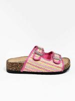 TULIPANO -Chanclas Corcho - Sandalias de Corcho para Mujer - Estilo Zueco - Dos Hebillas - Cómodas y Versátiles - details 1