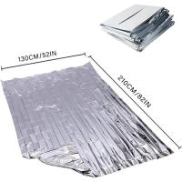 Manta Térmica De Supervivencia Y Emergencia Para Camping Y Senderismo 210x130cm Perfecta Para Maratones Y Actividades Al Aire Libre - details 0