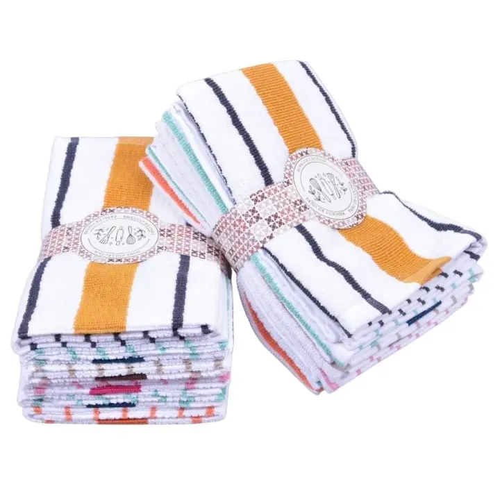 💕 ANGAMA TEXTIL HOME®️ - Paños de Cocina Algodón  Toallas de Rizo 50x50cm  Trapos Tacto suave, Absorbentes y Resistente HOME COLLECTION. - 1