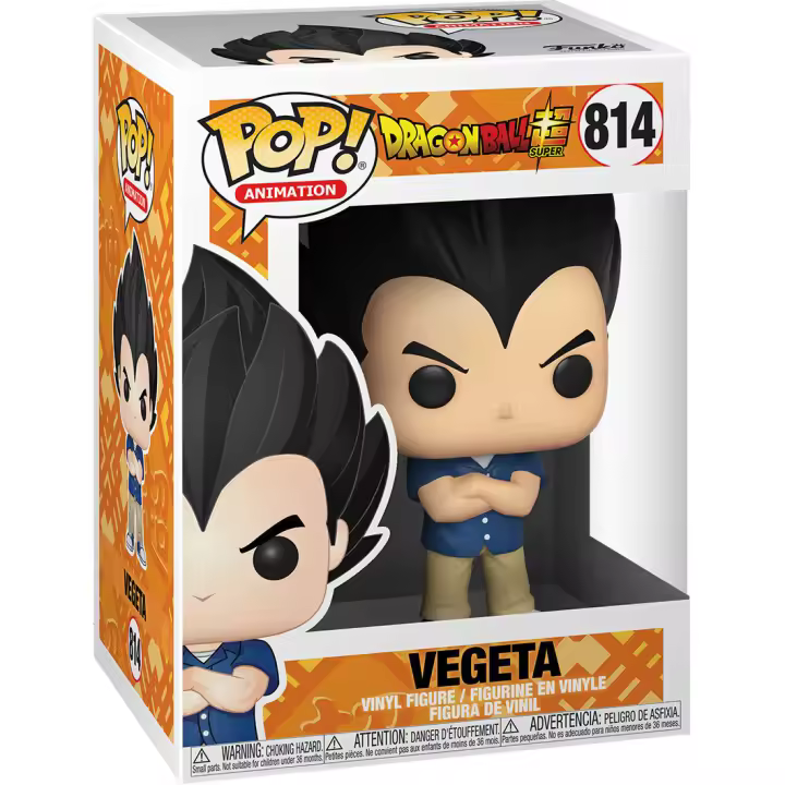 Funko Pop! Animation: Dragon Ball Super - Vegeta - Figura de Vinilo Coleccionable - Idea de Regalo- Mercancia Oficial - Juguetes para Niños y Adultos - Anime Fans - Muñeco para Coleccionistas - 1