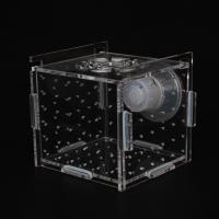 Caja De Reproducción Para Peces Transparente Con Ventosa Cuadrada Accesorio De Acuario Para Guppys Peces Agresivos Calamarqueses Y Camarones Recién Nacidos Fry - details 6