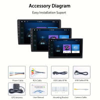 Radio De Coche Universal 2 Din Con Carplay Android Auto Para 7-10 Pulgadas 2G 32G Multimedia DSP AM RDS AHD GPS WIFI Autoradio - details 13