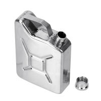 Kit De Botella De Alcohol 5OZ Estilo Tanque De Gasolina Portátil Para Whisky Vodka Acero Inoxidable Contenedor De Bebida - details 3