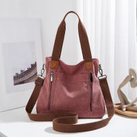 Bolso De Hombro Para Mujer En Lona De Gran Capacidad Bolso Multifuncional De Moda Para Comunicación Al Aire Libre Bolso Cruzado - details 3