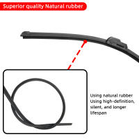 Limpia Parabrisas De Coche Pincel Universal De Goma Suave Sin Marco 14-26 Pulgadas Adecuado Para Todas Las Marcas De Automóviles - details 3