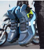 Botas De Motocicleta Ultrafinas Transpirables Antideslizantes Para Ciclismo Y Turismo Con Protección De Tornillo Material De Cuero Y Spandex - details 19