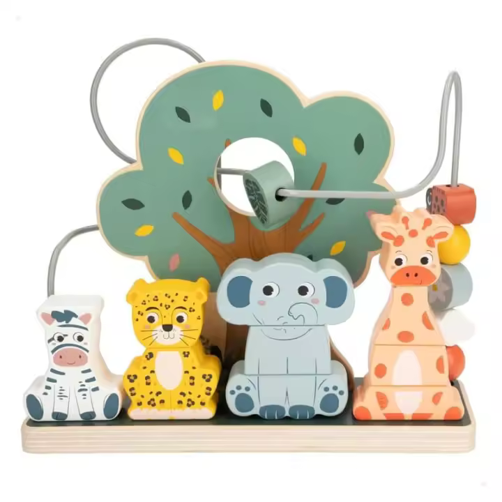 Woomax Zookabee Juego Actividades Madera de Animales Colorbaby 47577 - 1