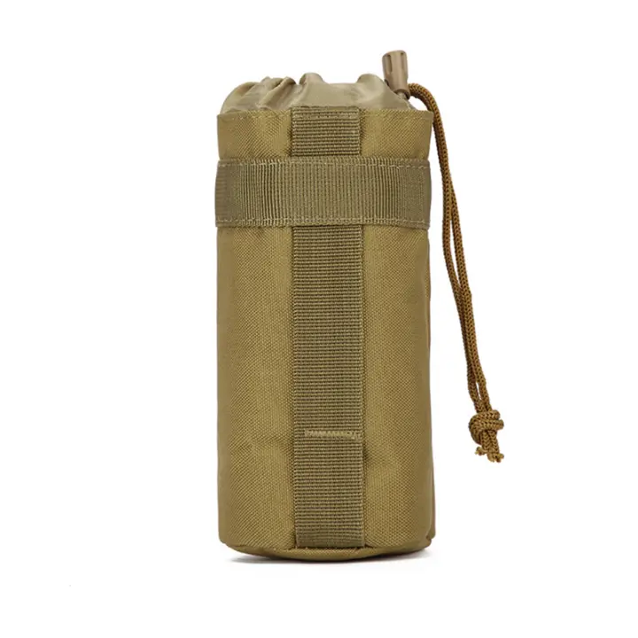 Bolsa Multifuncional Para Botella De Agua Táctica Con Sujeción Por Cordón Para Camping Y Senderismo Tamaño Pequeño/Large Material TPU - 1