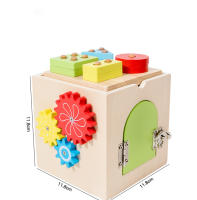 Juguete Montessori De Madera Kit De Juego Para Desarrollo Temprano En Edad De 3-6 Años Sorteo De Formas Y Caída De Bolas Caja De Permanencia De Objetos Con Monedas Y Zanahorias Para Niños Pequeños - details 16