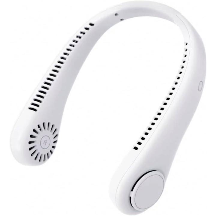 Ventilador de cuello portátil de 3 velocidades, ajustable, elástico, ventilador de cuello que soplan aire fresco… — oferta en Miravia