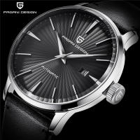 Reloj Mecánico PAGANI DESIGN Para Hombre Resistente Al Agua De Acero Inoxidable Deportivo Y De Moda Con Display Sin Números Corona a Prueba De Agua Y Cierre Push Button Hidden Clasp - details 19