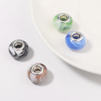20Pcs Cuentas De Resina Estilo Pintura Chino Dos Colores Mezcladas Colgantes Sueltos Para Suministros De Joyería DIY Pulsera Cadena De Teléfono - details 13