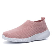 Zapatillas De Deporte Para Mujer En Color Sólido Transpirables De Malla Ligera Y Planas Para Caminar Y Correr Zapatos De Running Con Suela De EVA - details 2