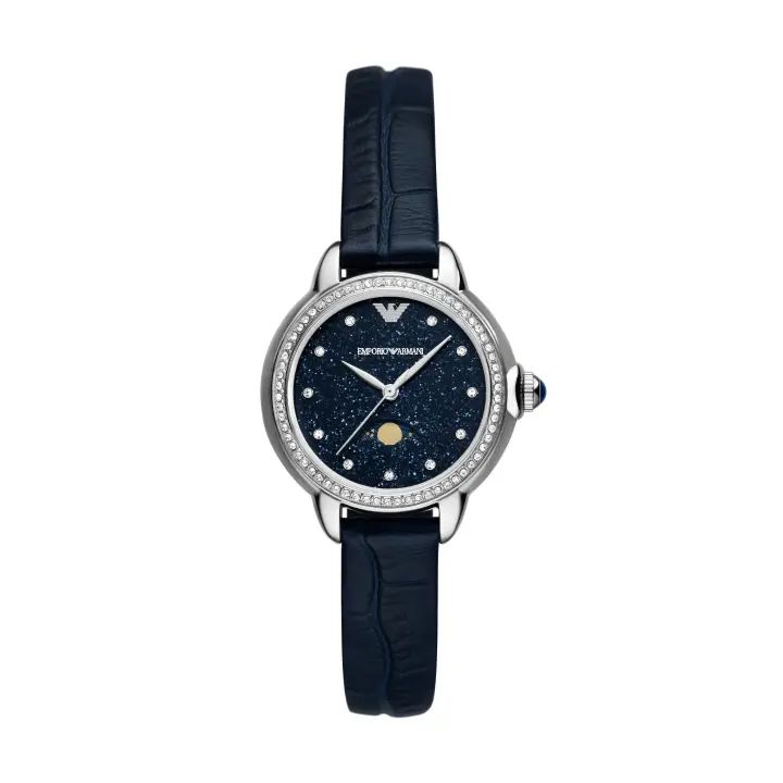 Emporio Armani Reloj PRO-PLANET LEATHER，BLUE，QUARTZ/3 HAND AR11629 - 1