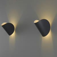 SOMY Aplique LED moderno, aplique giratorio, aplique de baño, dormitorio interior, sala de estar, pasillo, escalera, patio, jardín, aplique de pared - azul - luz blanca (1 pieza) Aplique de pared para exterior - details 1