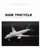 Modelo De Avión De Aluminio Boeing 787 24cm Con Luces Regalo Para Niños Hobby Coleccionables Metal Para Adolescentes Mayores De 14 Años - details 4