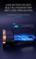 Linterna Portátil LED Super Brillante Recargable Por USB Torcha Exterior Camping Impermeable Con Luz Lateral Lámpara De Trabajo - details 8
