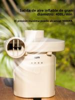 Bomba De Aire Eléctrica Portátil 2000mAh Recargable Por USB Para Inflar Y Deflar Flotadores De Piscina Y Camas De Aire Con Almacenamiento Vacío - details 1