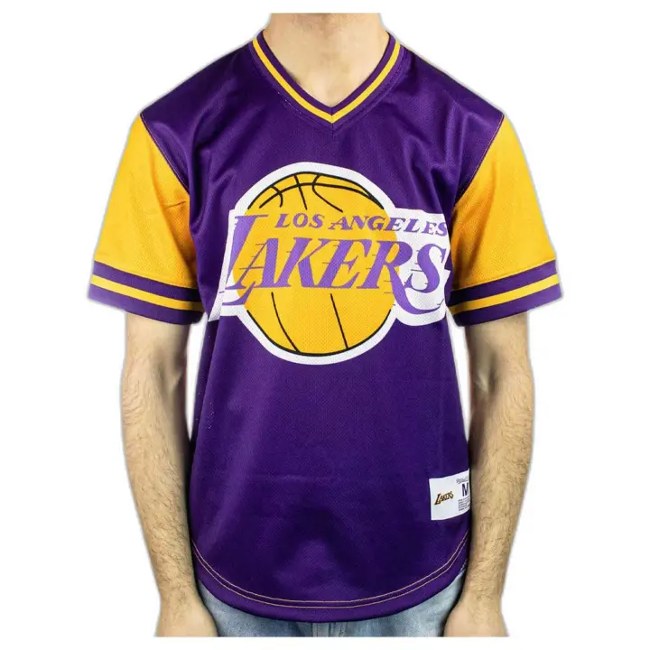 Camiseta de Baloncesto Mitchell & Ness Los Angeles Lakers para unisex en color morado - 1