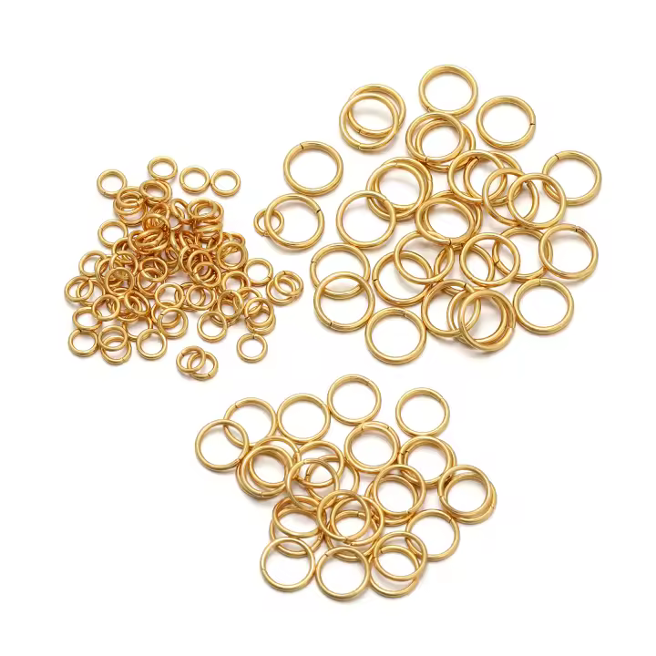 Anillos Abiertos De Acero Inoxidable 50-200pcs 3-10mm Anillos Split Conector Para Accesorios De Joyería Suministros De Enlaces - 1