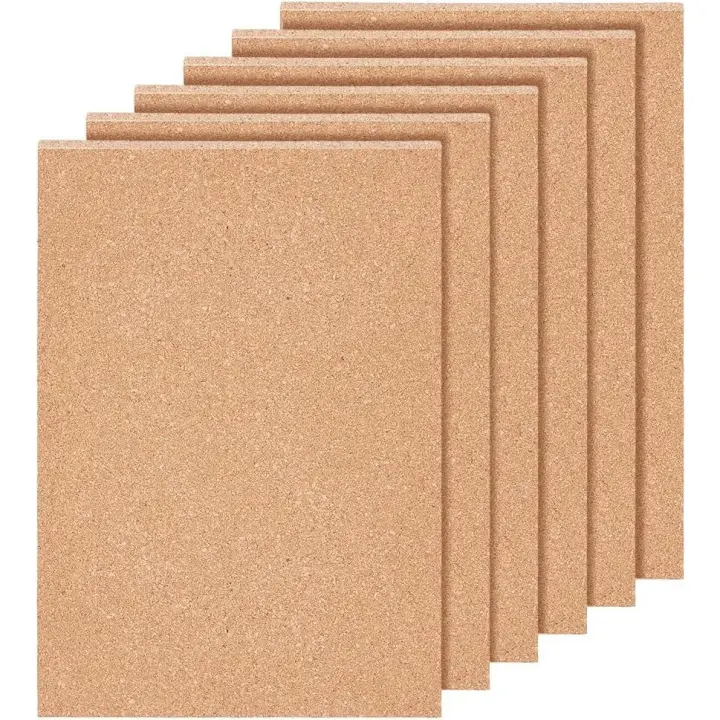 Lámina de corcho 40x30cm Grosor de 3 mm para decoración de pared, fiesta. - 1