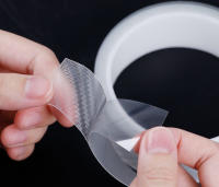 Pegatina De Protección Para Puerta De Coche Anticolisión Invisibles Resistentes a Rasguños De Fibra De Carbono Película Transparente Para Puerta Y Maletero - details 2