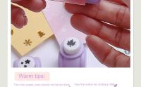 Pulverizador De Agujeros Redondos DIY Para Manualidades Y Scrapbooking Máquina De Enrasecimiento Y Corte De Papel Con Forma De Flor Mini Cortador Redondo - details 9