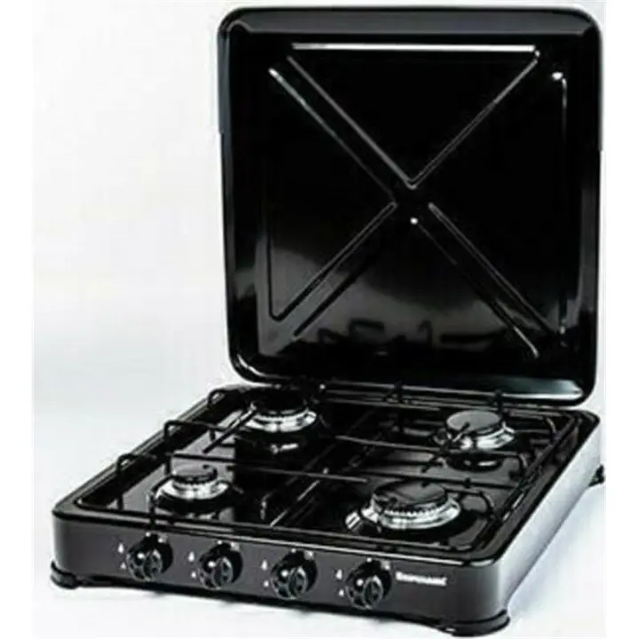 Ravanson K-04TB hob Negro Countertop Gas 4 zone(s) - 1