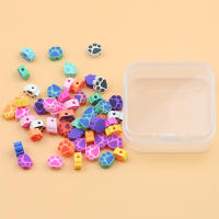Kit DIY De 50 Piezas Con Imágenes De Patas De Gato De Arcilla Polimérica Para La Creación De Joyas Pulseras Collares Juguetes Accesorios - details 2