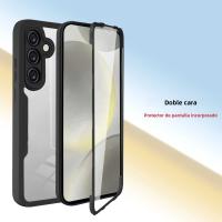 Funda Transparente Incluyente 360 Para Samsung Galaxy S24 S23 S21 S20 FE Anti-Scratch Anti- Huella Y Resistente Al Polvo - details 6