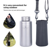 Botella Deportiva De Titanio Boundless Voyage Single-layer Con Cierre Hermético Para Camping Y Actividades Al Aire Libre Capacidad De 1L - details 3