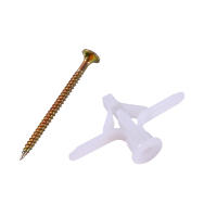 Anclaje De Tornillo Con Plástico 50/100pcs Para Techo Muro Y Cable Accesorios De Expansión De Tubo Aéreo M4 Kit De Herramientas Para Carpintería - details 16