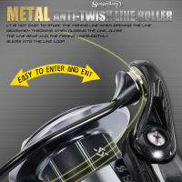 Carrete De Pesca Giratorio Sougayilang Resistente a La Corrosión Con Bobina De Aluminio Ratio De Engranajes 5.0:1 Para Nueva Experiencia De Pesca - details 8