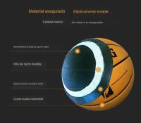 Baloncesto De Fibra Ultrafina Suave Núm. 7 Resistente Al Desgaste Antideslizante Para Interior Y Exterior Balón Especializado - details 5