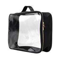 Bolsa De Maquillaje Portátil Para Viajes Transparente Y Impermeable Organizador Grande De Cosméticos Para Mujeres Estuche De Belleza - details 6