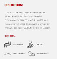 Zapatos De Correr BROOKS Ghost 15 Para Hombre Suela EVA Transpirables Absorbentes De Choque Ultra-Ligeros Zapatillas Deportivas Casuales Para Mujer - details 1