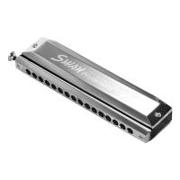 Harmonica Cromática Swan SW-1664 Con 16 Agujeros En Do 64 Tonos Organ De Bocina Para Niños Y Adultos Con Estuche De Almacenamiento Y Paño De Limpieza - details 7