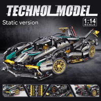 Bloques De Construcción Técnicas Bugatti Y Lamborghini Modelo De Carrera De Alta Velocidad Juguetes Para Niños Regalos Para Niños - details 31