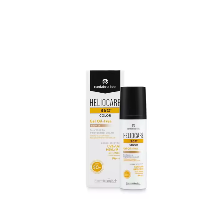 30% EXTRA 2ºUd. HELIOCARE 360º Gel Oil-Free SPF 50+ Color Bronze 50ml ✅ Entrega 24/72h - 1